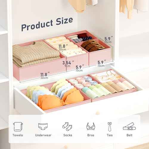 Drawer Organizer Clothes Storage (28 Count)
