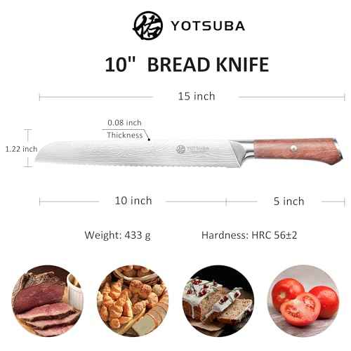 10" Bread Knife for Homemade Bread