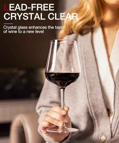 Red Wine Glasses Set of 4 (4 Count)
