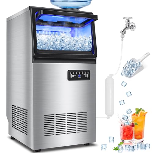Commercial Ice Maker Machine Dual Water Inlet Options