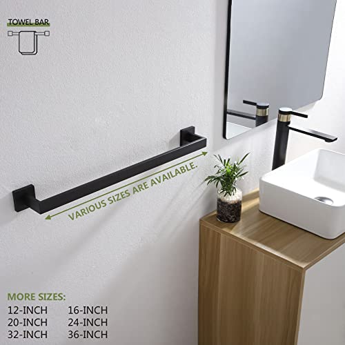 24 Inch Single Towel Bar (2 Count)