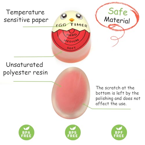 Egg Timer that Goes in Water for Boiling Eggs (2 Count)