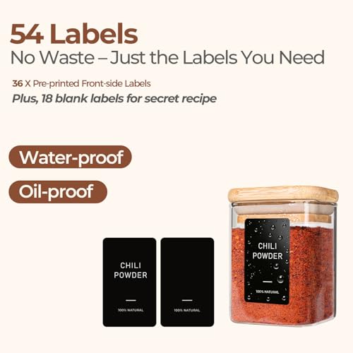 Spice Jars 4oz 16 Pack (16 Count)