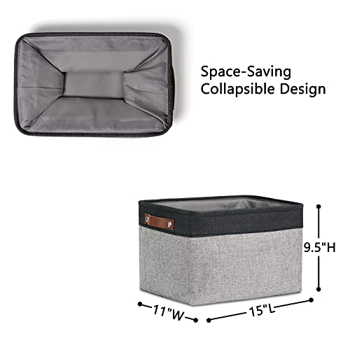 Fabric Baskets for Storage (3 Count)