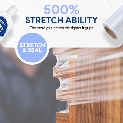 5" Plastic Stretch Wrap with Handles