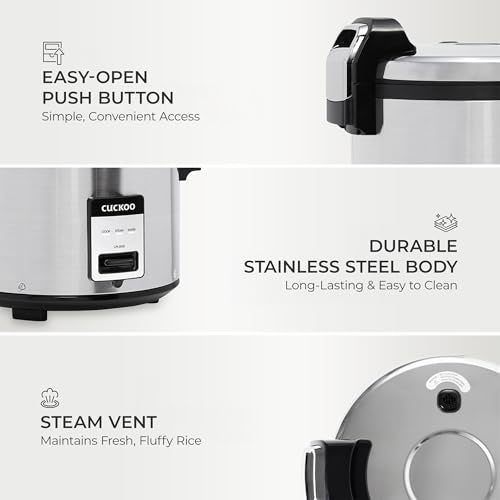Commercial Rice Cooker and Warmer (30 Count)