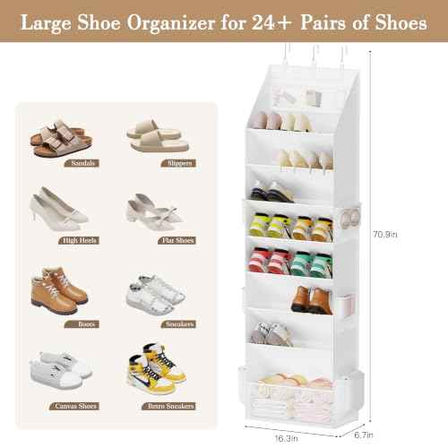 Shoe Storage Over the Door Shoe Organizer