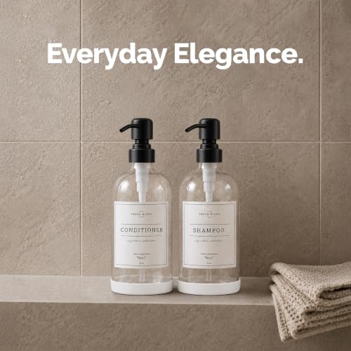 Clear Glass Soap Dispenser (2 Count)