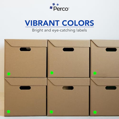 Neon Green Round Circle Dot Sticker 1