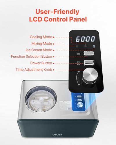 Automatic Ice Cream Maker with Built