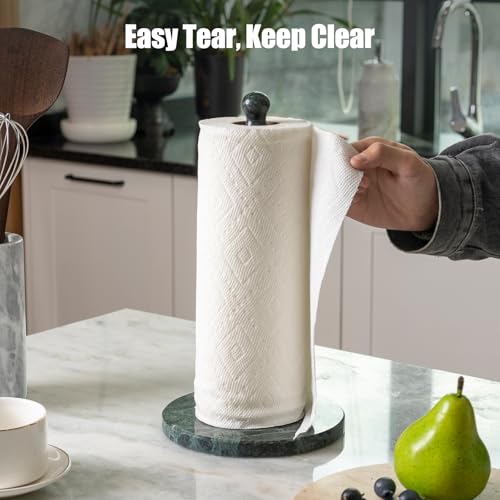 Italian Natural Marble Paper Towel Holder Countertop