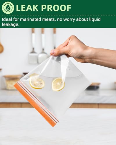 18 Pack Stand Up Reusable Freezer Bags