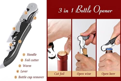 Professional Waiter Corkscrew Wine Openers Set (50 Count)
