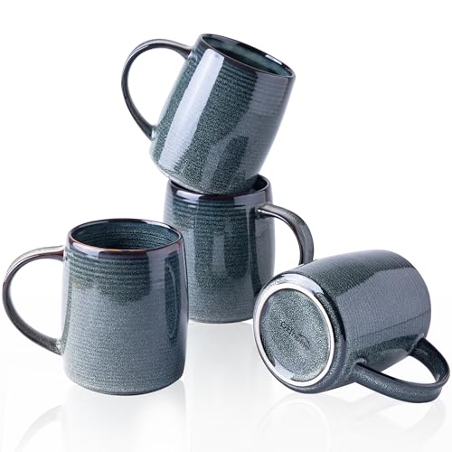 Large Coffee Mugs Set of 4 (4 Count)