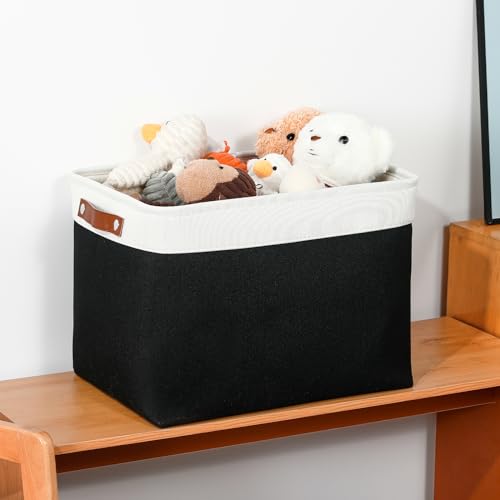 Large Storage Baskets Fabric Storage Bins (3 Count)