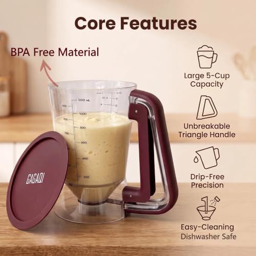 Pancake Batter Dispenser (40 Ounce)