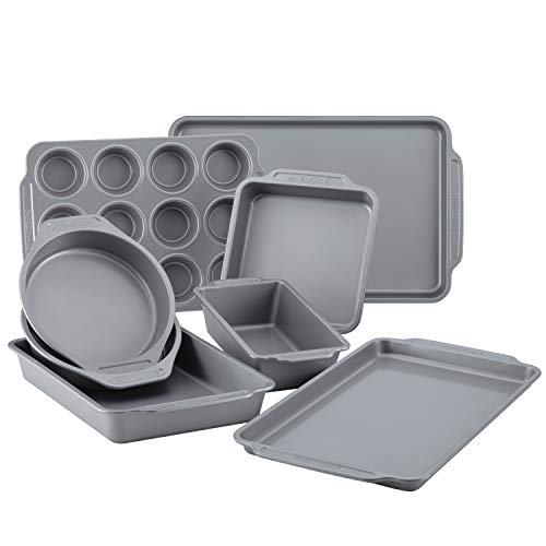 Nonstick Bakeware Set Includes Cookie Sheets