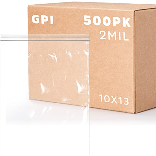10" x 13" Zip Bags (500 Count)