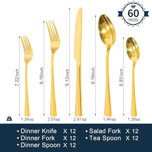 18 10 Flatware set for 12