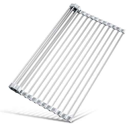 Roll Up Dish Drying Rack Over Sink
