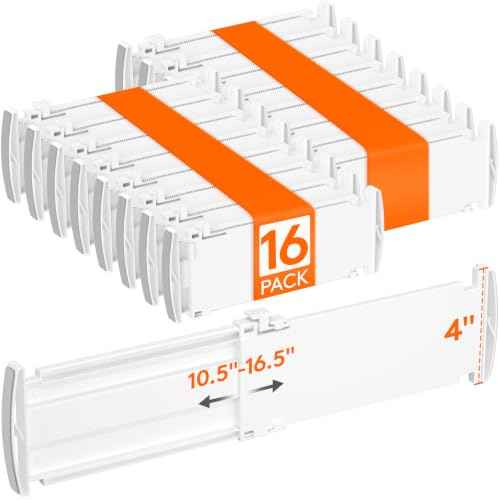 16 Pack 4" High Drawer Divider (16 Count)