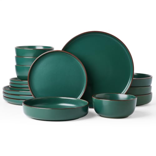 Mercury 16 Piece Dinnerware Set with Pasta Bowls