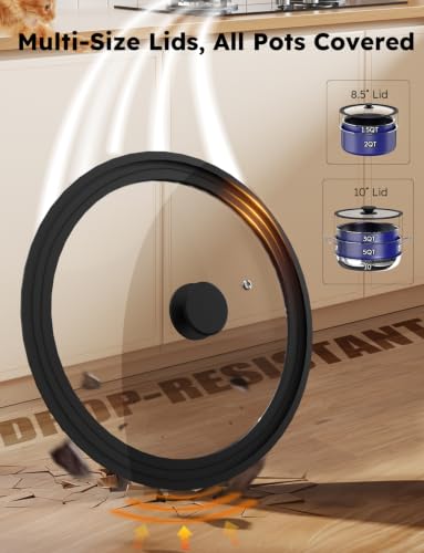 Pro Ceramic Pots and Pans Set & 2026 Upgraded Hybrid 3