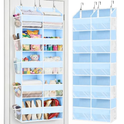Blue Over the Door Organizer 5 Tiers