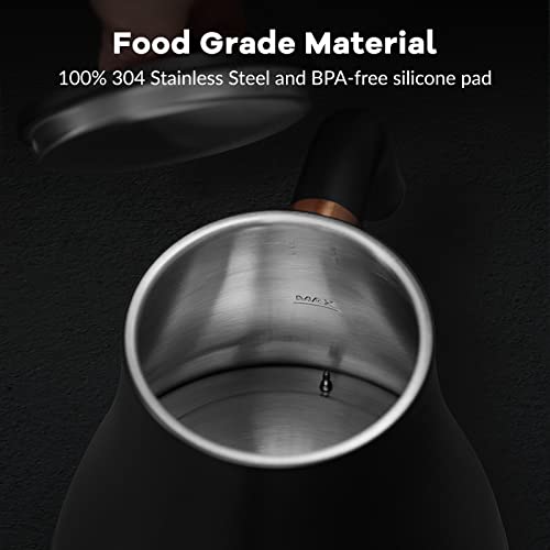 Electric Kettle Gooseneck Pour Over Kettle ±1℉ Temperature Control Quick Heating Water Boiler for Coffee & Tea & Formula Auto Shut Off Tea Kettle 1200 Watt