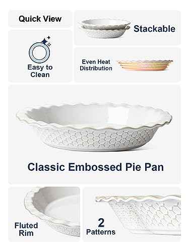 Pie Pans for Baking 9 Inch (2 Count)