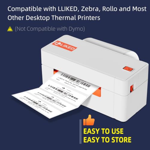 L LIKED 4"x1" Thermal Labels (16800 Count)