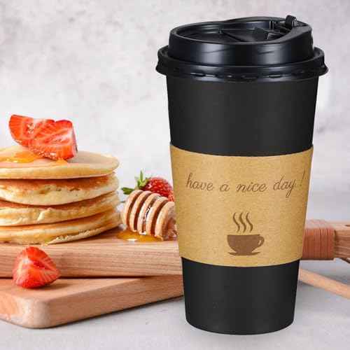 20 oz Coffee Cups 50 Pack (50 Count)