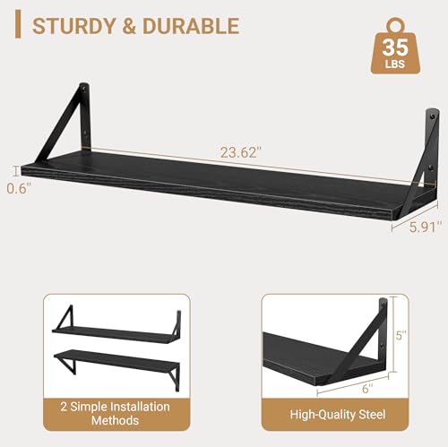 Floating Shelves for Wall (3 Count)