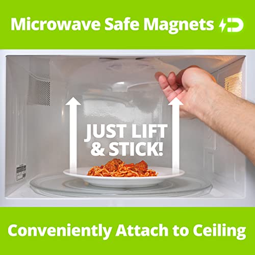 Magnetic Microwave Splatter Cover for Food