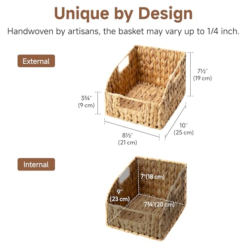 Pantry Baskets for Organizing (2 Count)