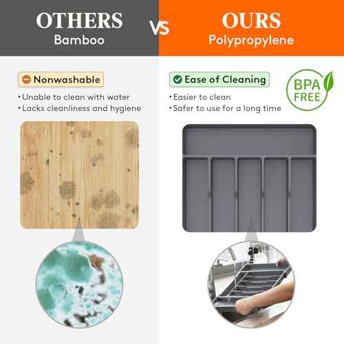 Expandable Silverware Drawer Organizer