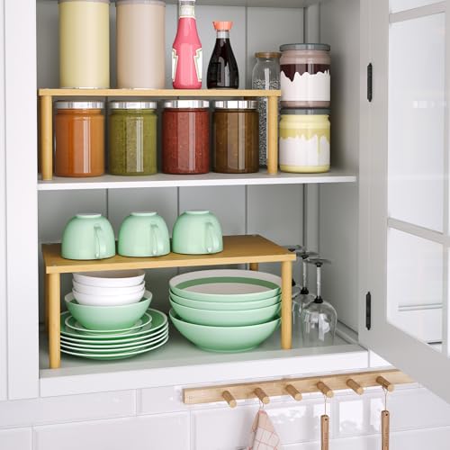 2 Pack Cabinet Organizer Shelf
