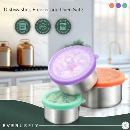 Stainless Steel Snack Containers (3 Count)