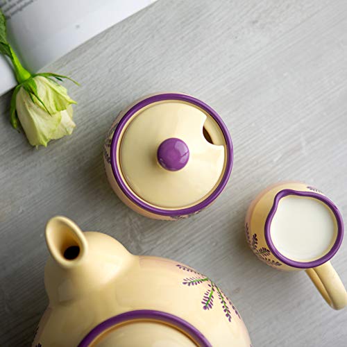 Ceramic Sugar Bowl with Lid