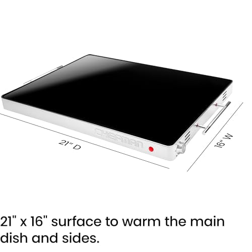 Electric Warming Tray with Adjustable Temperature Control