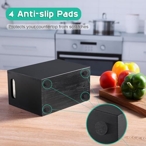 Black Utensil Holder for Kitchen Counter