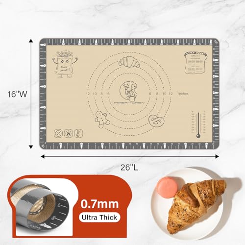 Extra Thick Silicone Mat for Baking Macaron