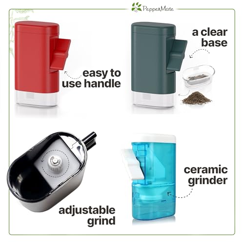 Black Pepper Mill and Pepper Grinder