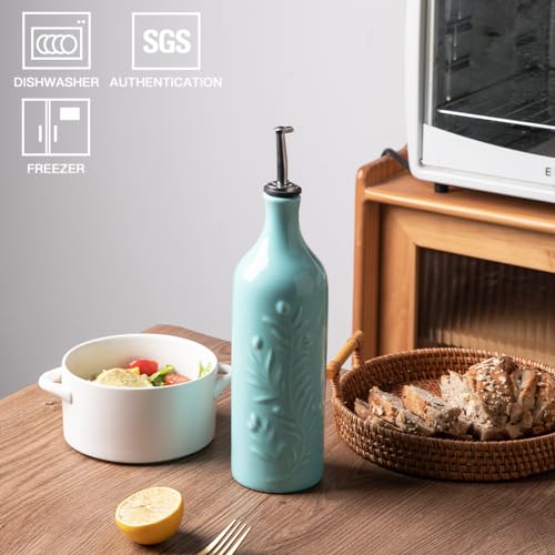 Sweejar Large Olive Oil Dispenser Bottle with Spout