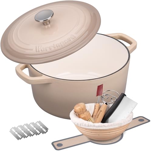 Enameled Cast Iron Dutch Oven Pot with Lid
