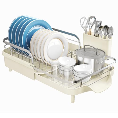 Expandable Dish Drying Rack for Kitchen Counter
