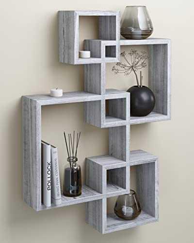 4 Cube Intersecting Shelves