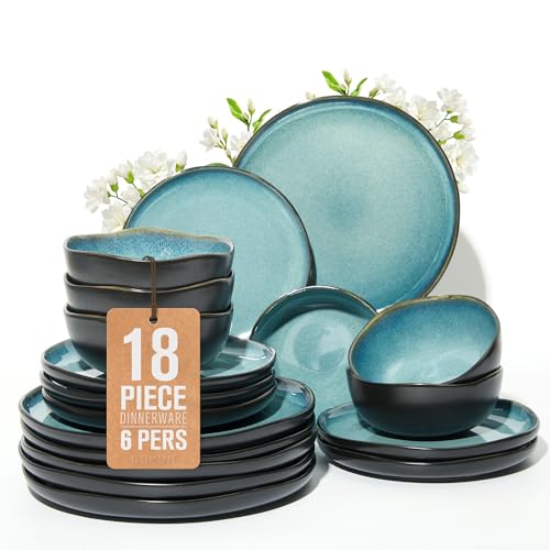 Stoneware Dinnerware Sets for 6