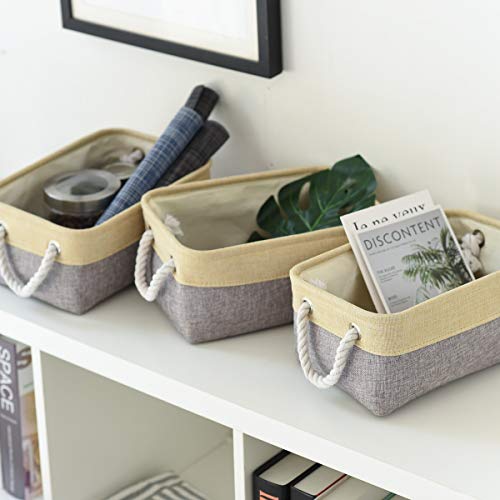 Fabric Storage Baskets for Organizing (6 Count)