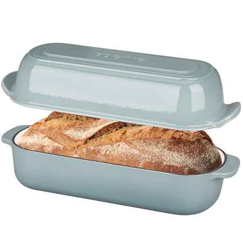 Enameled Cast Iron Loaf Pan with Lid